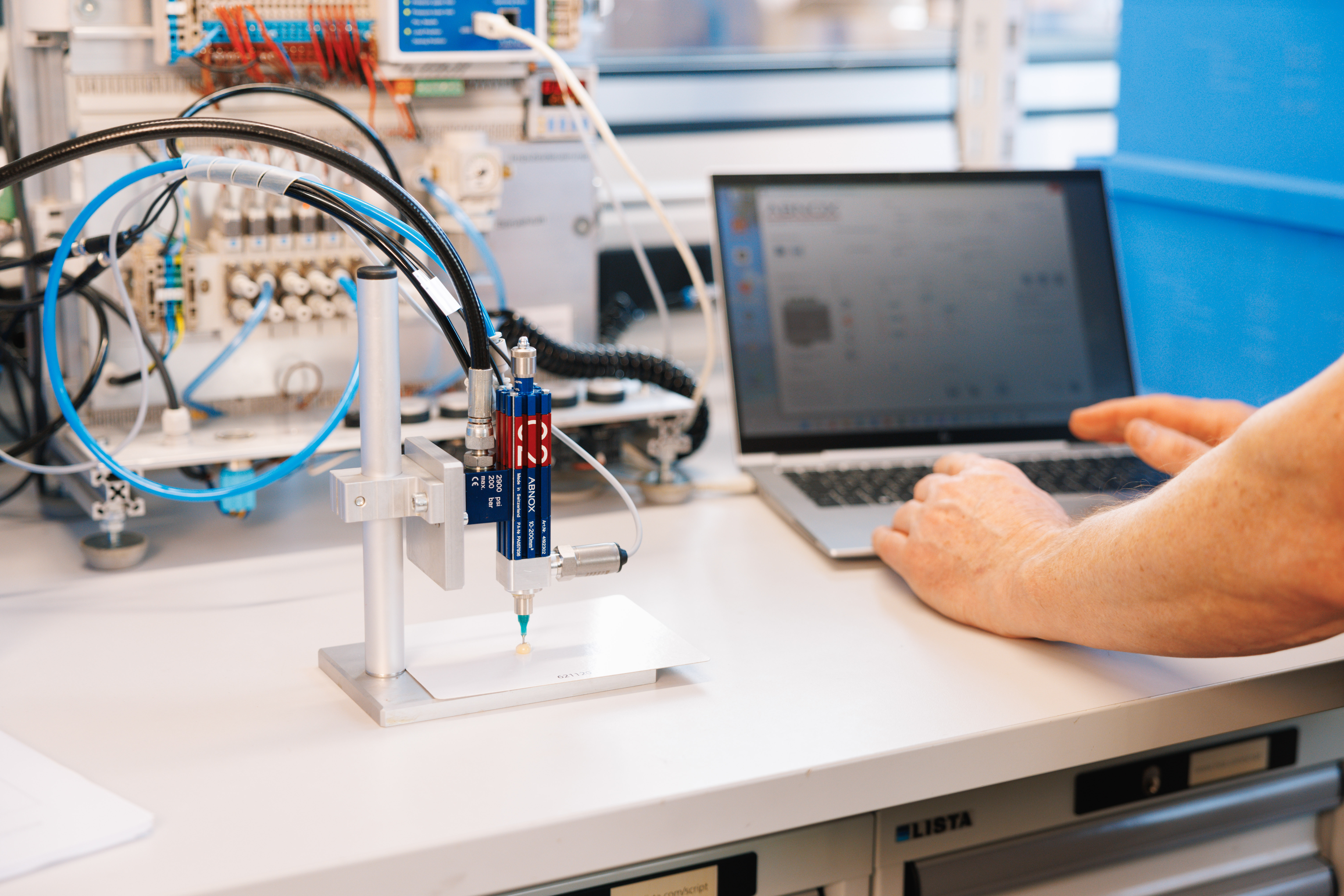 ABNOX Dosierventil Testing