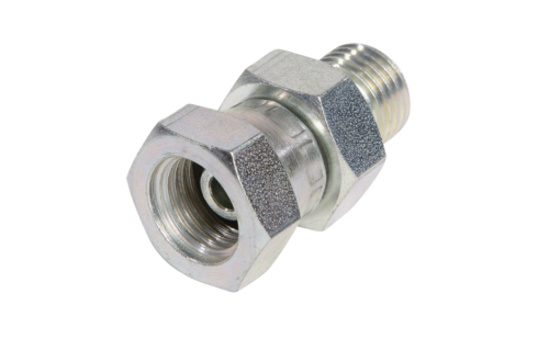 Adapter mit Ueberwurfmutter