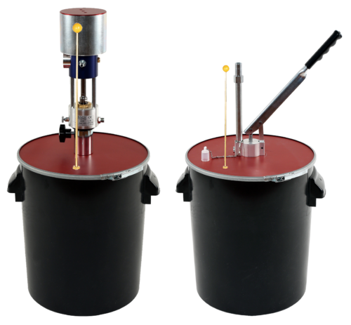 Fettniveauanzeige mit Pumpsystem Abfuellgeraet