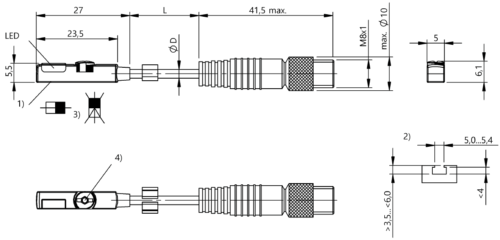 Massblatt 0016717 Magnetfeldsensor