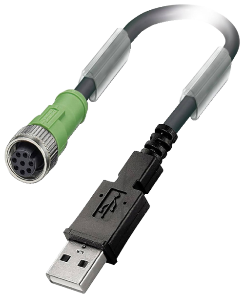 0013434 Programmierkabel USB Buchse M12x1