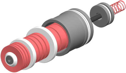 0017025 Materialdruckreglerinnenteile