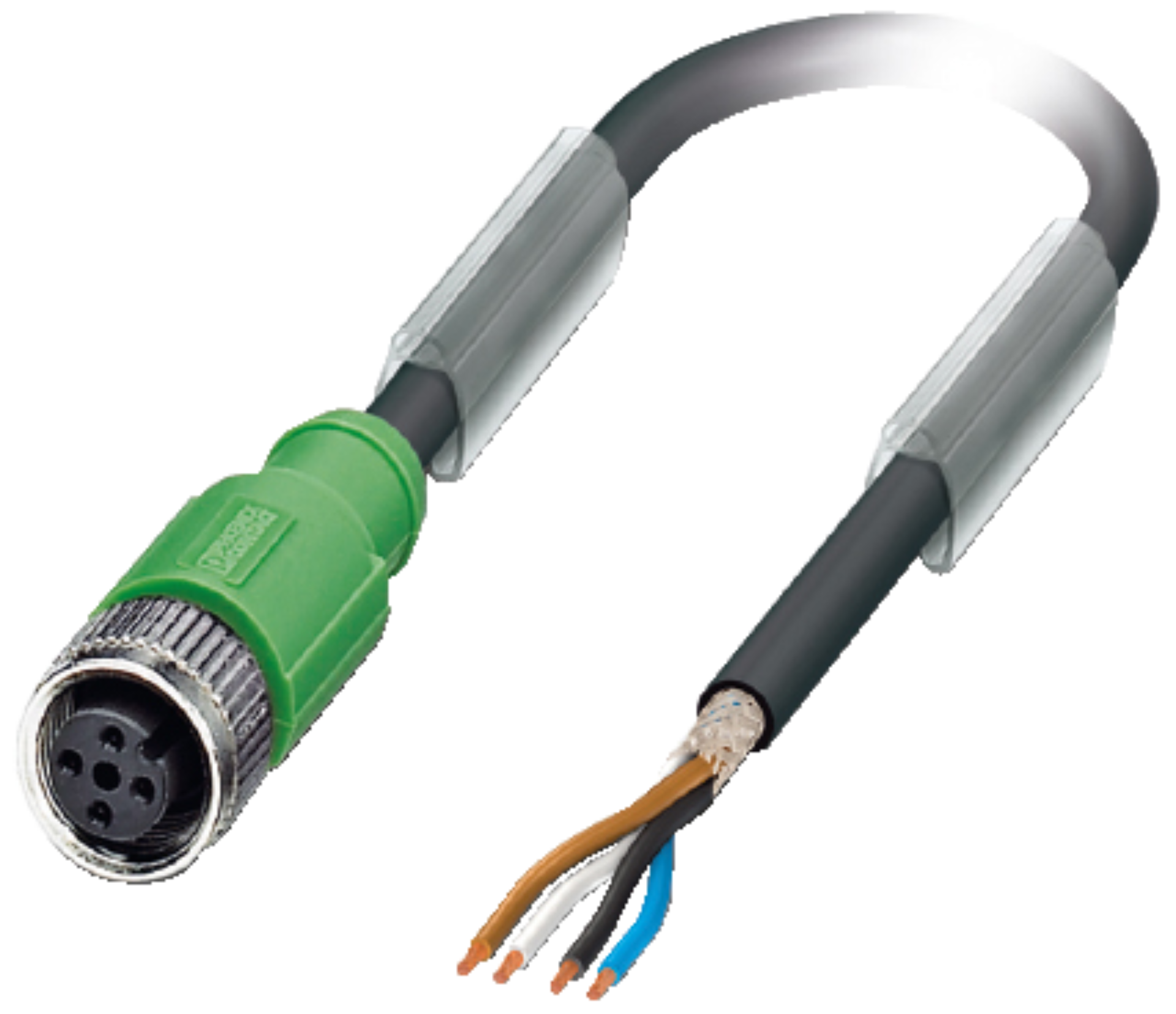 0008469 Kabel 4 polig Stecker M12 L10m